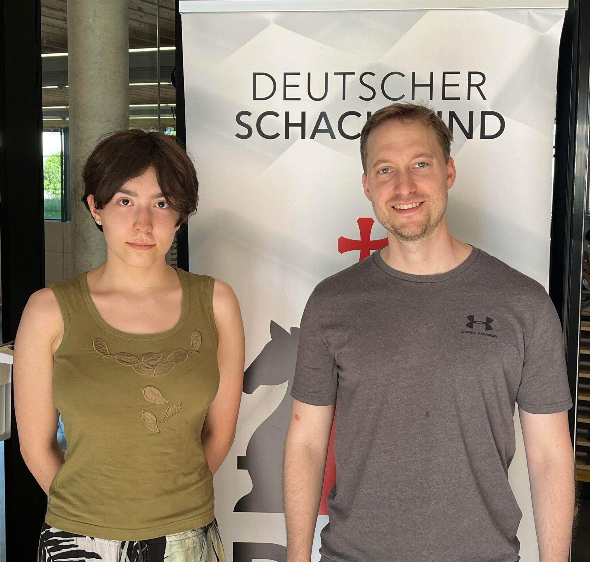 Alissa Wartenberg und Arne Bracker bei der Deutschen Einzelmeisterschaft 2023. Foto: Julian Wartenberg