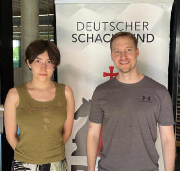 Alissa Wartenberg und Arne Bracker bei der Deutschen Einzelmeisterschaft 2023. Foto: Julian Wartenberg